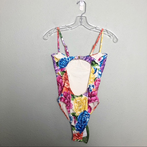 Farm Rio Chita Swimsuit One Piece Floral Size Large - Picture 6 of 11